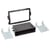 Adaptateur façade 2-DIN ACV noir piano pour Dacia Opel Renault