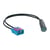 Adaptateur antenne ACV double Fakra DIN femelle pour Audi Seat Skoda VW