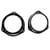Adaptateur haut-parleurs ACV - Noir - 120 mm portes arrière Nissan Opel Renault