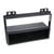 Adaptateur façade autoradio 2 DIN ACV Ford Fiesta Fusion 2005 noir avec vide poche