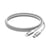 Force Power Câble USB-C vers Lightning MFi 3A Power Delivery 60W Renforcé Tressé 2m Blanc