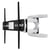 Support mural TV inclinable pivotant HAMA - Métal - Noir - 46 à 90 pouces 75 kg