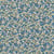 Tissu Coton Frou-Frou Fleuri N°15 Ecru et bleu