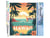 Peinture par Numéro Figured'Art Affiche Vintage Hawaii - Activité Manuelle Kit de Loisir Créatif DIY Numéro d'Art Complet - 40x50cm sans châssis en bois