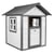 AXI Cabane Lodge en bois Blanc gris - Axi House
