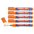 Lot de 5 marqueurs pour tableaux blancs - EDDING - 360 Orange - Pointe 1,5-3 mm