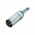 Neutrik Adaptateur XLR 3-Pin vers 6,35 mm Mâle Polyvalent Argent