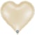 Ballon Aluminium Hélium Coeur Sweetie Satin Crème 37 cm