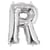 Ballon Lettre R, 40cm, 1pce. , argent