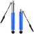 Avizar Stylet écran rétractable jack 3.5mm universel Bleu