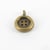 MégaCréa - Breloque en métal Bouton Bronze 10 pièces