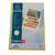 Sachet 10 pochettes coin polypropylène grainé 12/100e - A4 - Jaune - x 10 - Exacompta