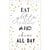 Motifs autocollants déco "Glitter", noir / or, Dicton+points, 2 feuilles