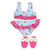 Ensemble maillot de bain + sandales 35-45 cm - heless - habit poupon (53)