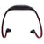Casque Sport Étanche Sans Fil Bluetooth Avec Emplacement Micro SD Et Mains Libres Rouge YONIS