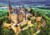 Puzzle 1000 pièces - Photo Odyssée : Château de Hohenzollern. Allemagne - Trefl