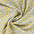 Tissu Voile de Coton digital brodé Ava petits citrons sur fond Ecru