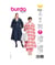 Patron Burda 5683 - Manteau taille n°FR 36-48