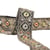 Galon indien brodé 30mm noir au mètre