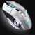 Souris Sans Fil Rechargeable 6D Lumineuse Pour Gaming Avec Batterie Longue Durée Argent YONIS