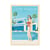 Affiche 50x70 cm - Cote d'Azur Piscine - Olahoop Travel Posters