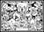 Tableau velours a colorier 3 Chiots Sericolor