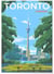 Affiche ville Toronto 2 | A3 : 29,7x42cm