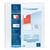 Classeur personnalisable rigide 2 poches KreaCover - 4 anneaux en D 40mm - A4 maxi - Blanc - x 10 - Exacompta