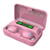 Ecouteurs Bluetooth Jaunes LED Affichage Digital Réduction Bruit Longue Autonomie Rose YONIS