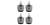 IsoAcoustics Gaia II - Absorbeurs (lot de 4)