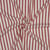 Tissu Viscose fil teint Suzanne petites rayures Orange sur fond Blanc cassé