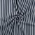 Tissu Coton Stretch rayé Rayures Blanche sur fond Bleu marine