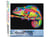Peinture par Numéro Figured'Art - Caméléon Pop Art - Kit de Loisir Créatif DIY Numéro d'Art Complet - 40x50cm sans châssis en bois