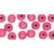 Rayher - Perle en bois Rose foncé Ø 16 mm 15 pièces