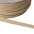 Bobine 20m Double cordon 9mm marron taupe