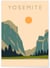 Affiche Parc national de Yosemite | A3 : 29,7x42cm