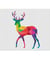 Kit broderie point de croix Marie Coeur - Cerf Multicolore