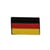 Ecusson thermocollant drapeaux brodés allemagne 3cm x 4,5cm