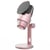 Microphone USB RGB Réduction De Bruit Pour Streaming Et Gaming Rose YONIS