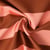 Tissu Toile Canvas Babette rayures Chocolat sur fond Rose corail