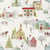 Lot de 4 serviettes en papier découpage collage 33 cm VILLAGE ENNEIGE N 304