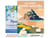 Peinture par Numéro Figured'Art avec Cadre Affiche Vintage Mont Saint-Michel - Activité Manuelle Kit de Loisir Créatif DIY Numéro d'Art Complet - 40x50cm toile tendue sur châssis