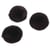 Pompons, noir, 10 mm, 65 pces