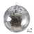 Boule à facettes - Décoration - Fête - A suspendre - 30cm diamètre - Argent