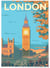 Affiche ville Londres 3 | A3 : 29,7x42cm
