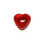 Lot de 3 boutons coeur 12mm Rouge