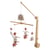 Mobile musical en bois avec jouets en coton