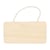 Plaque de porte 21x11 cm bois - Artemio