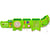 Crocodile mural multi-fonctions - Viga Toys
