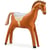 Ballon Aluminium Géant Cheval & Équitation - Cheval Brun   112 cm